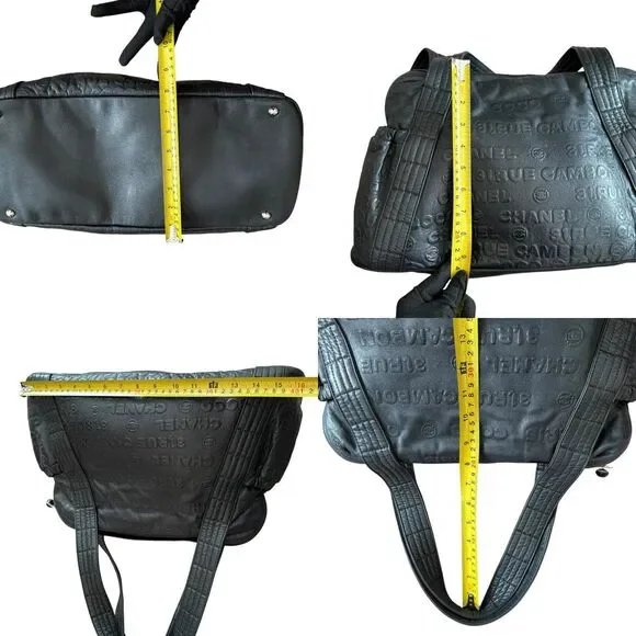 Chanel 31 Rue Cambon Unlimited Bowling black Leather Shoulder bag authentic wit - Picture 6 of 7